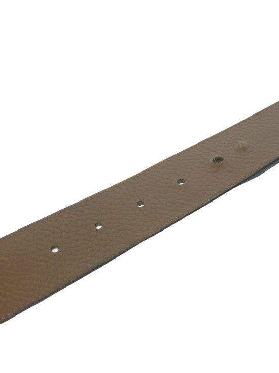 Gucci Interlocking Reversible Leather Buckle Belt 85 34 Black Brown main image 5